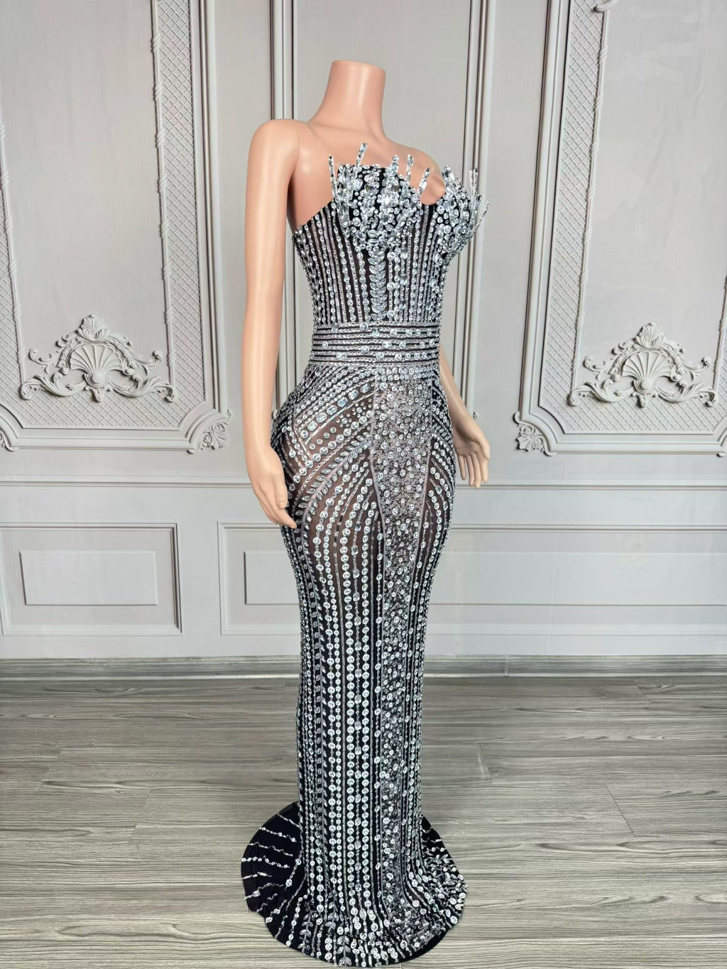 Enchanted Sequin Lace Gown