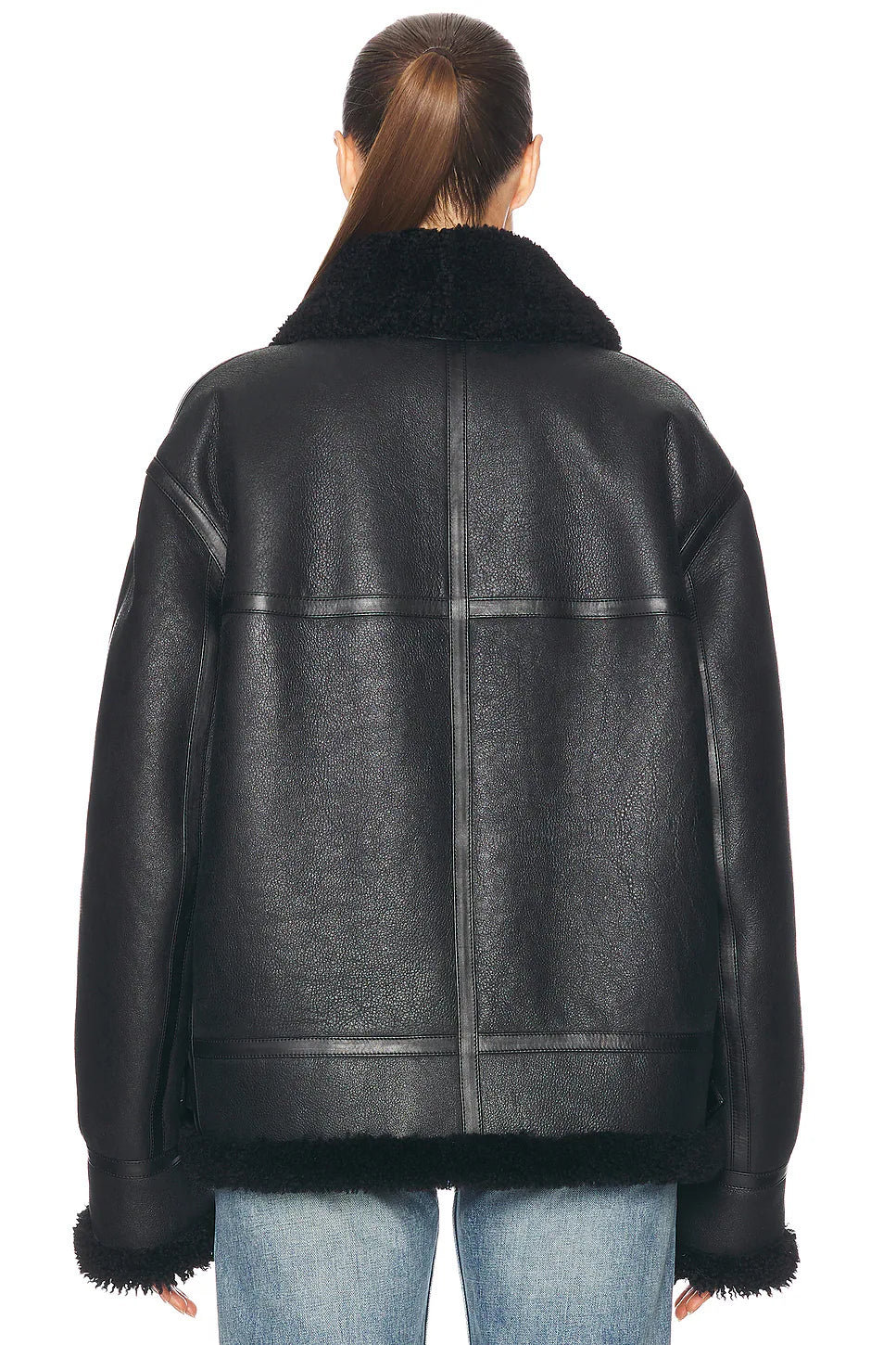 Leather Bomber Jacket