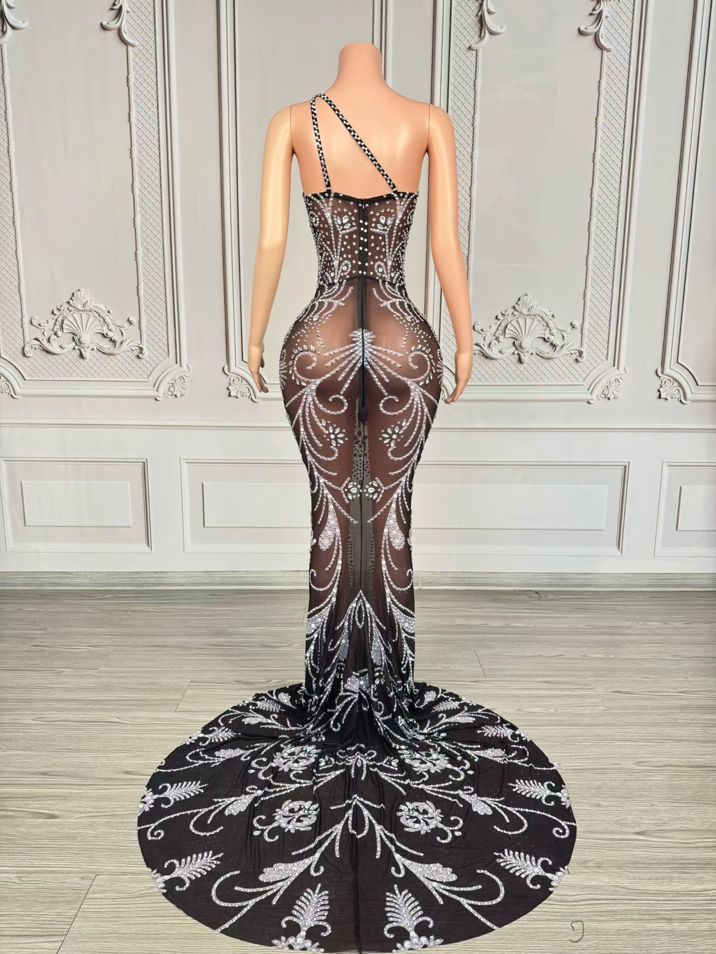 Enchanted Sequin Lace Gown