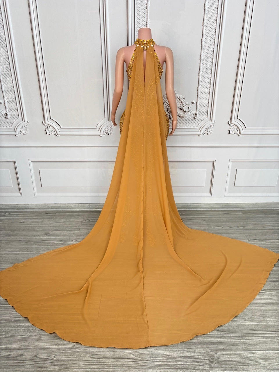 Glittering Butterfly Elegance Gown